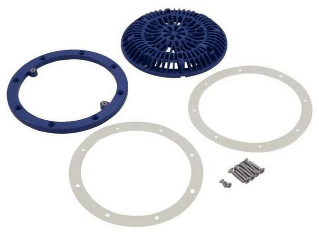 CMP 25507-169-000 8-Inch Galaxy Drain Cover - Dark Blue with Screw Pack