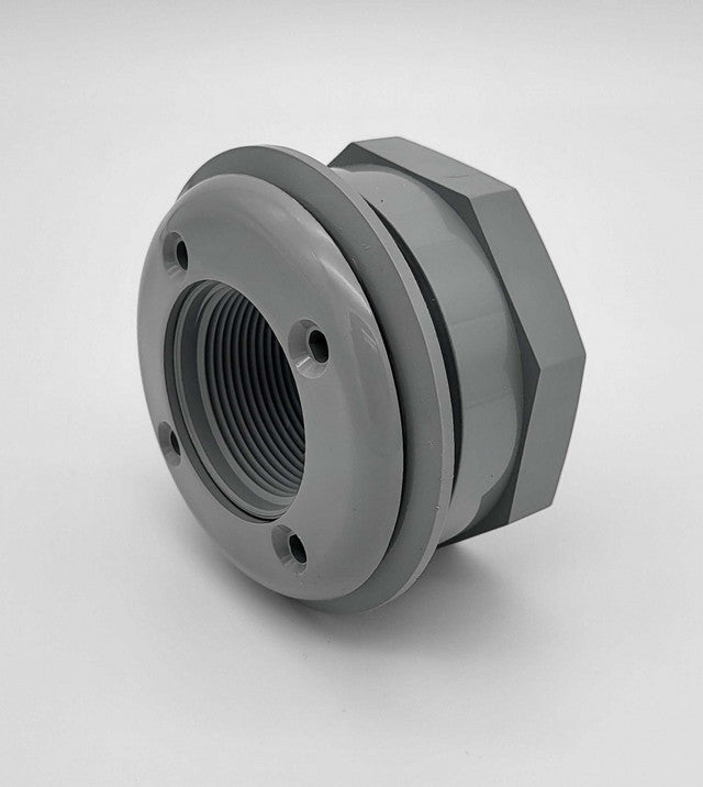 CMP 25522-001-000 WG Inlet/Outlet Return Fitting, Gaskets, Faceplate, Screws, Gray, Vinyl Liner