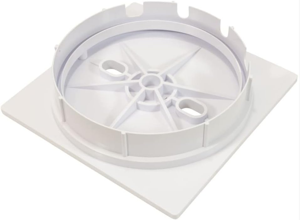 CMP 25538-900-000N Square Skimmer Cover & Collar Kit, White