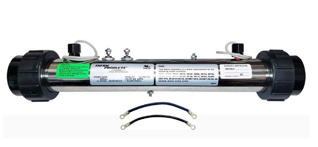 HydroQuip 26-0071-DS-5S-K Efficient Flo-Through Heater for Spas