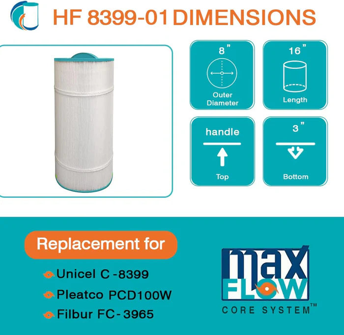 Hurricane Ventures HF8399-01 Caldera 100 Filter