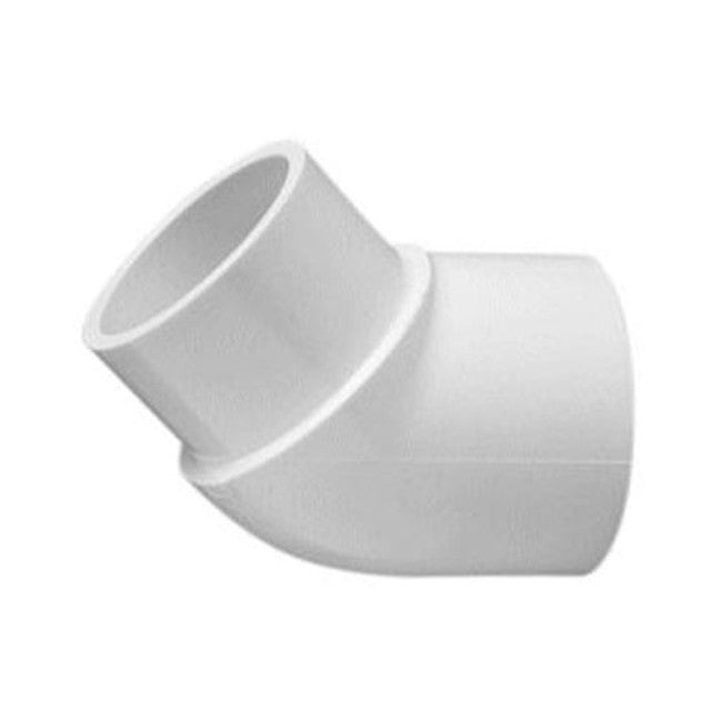 423-020 45° Street Elbow (Spigot x Slip) - SCH 40 PVC - 2 Inch