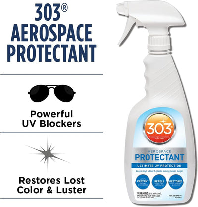 303 Aerospace Protectant, Vinyl Spa Cover Protectant, 1qt Spray Bottle