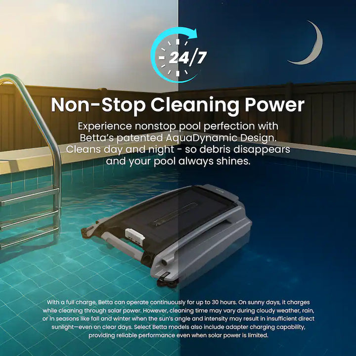 Bettabot 850080266069 Betta SE PLUS Solar-Robotic Pool Skimmer