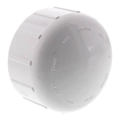448-020 SCH 40 Cap FPT 2 - Durable PVC Pipe Cap for Plumbing and Construction