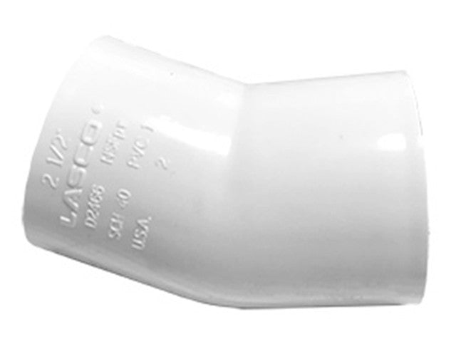 PVC 465-015 SCH 40 SP L 22-1/2 Degree Fitting - 1-1/2 Inch