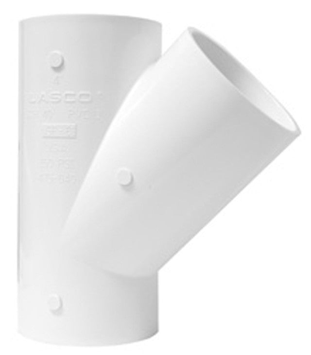 475-020 2" Schedule 40 PVC Wye Socket - Durable Plumbing Solution