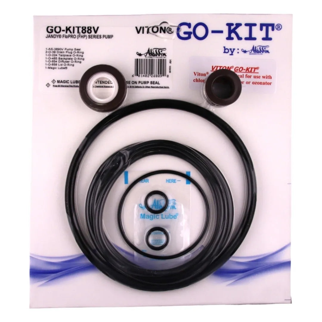 Aladdin GO-KIT88V Jandy FloPro GO-KIT88V Replacement Parts Kit for Efficient Pool Pump Maintenance