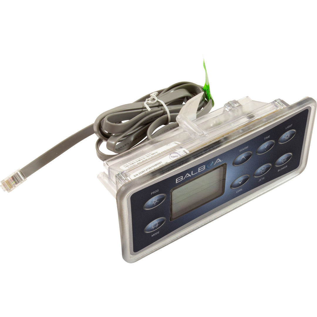 51058KIT Balboa Topside, BWG VL801D, Prog/Mode/Warm/Cool/Time/Jets/Lt/Bl, 6' Cord