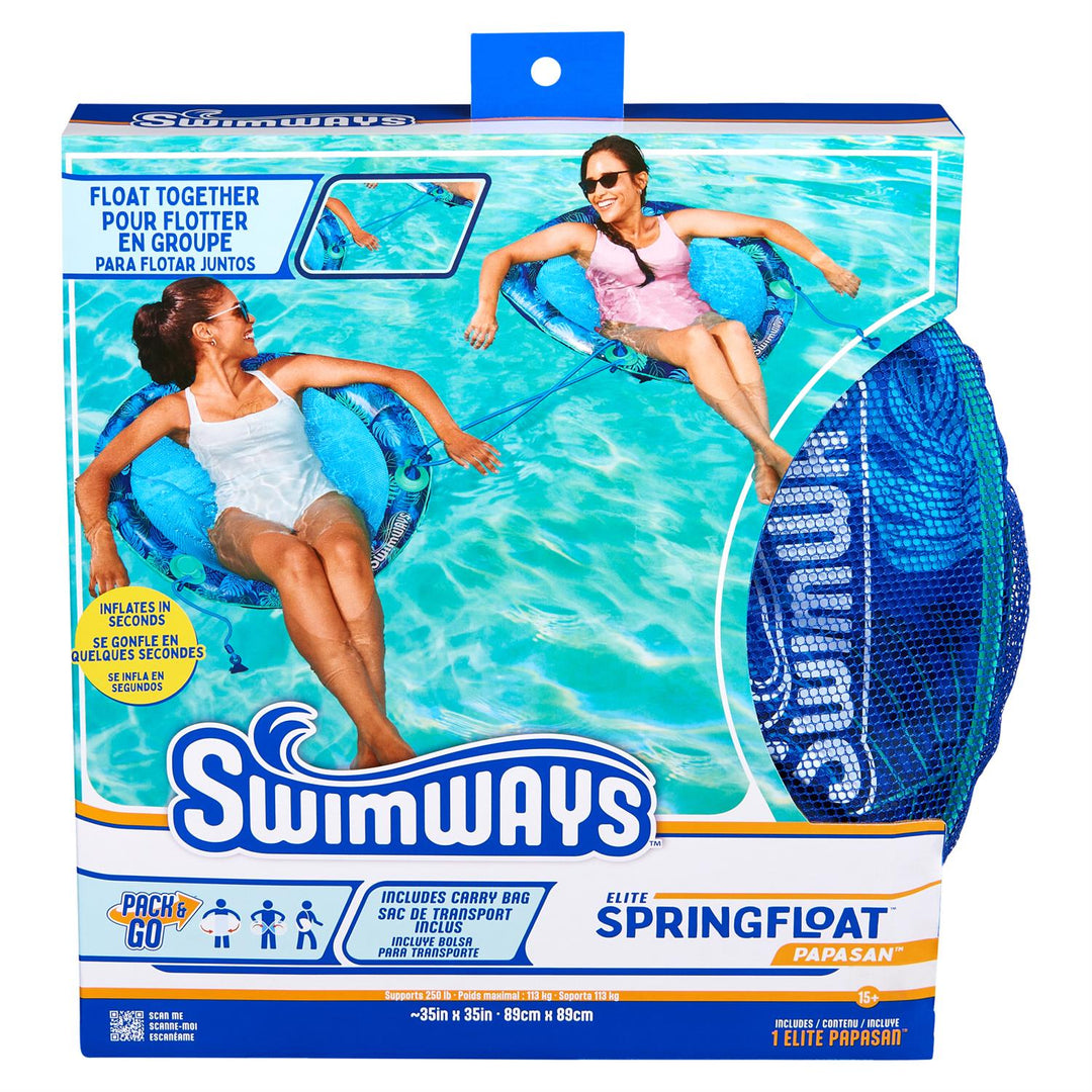 Spring F Out Swimways 6069311 Elite Spring Float Papasan – Premier Pool & Spa