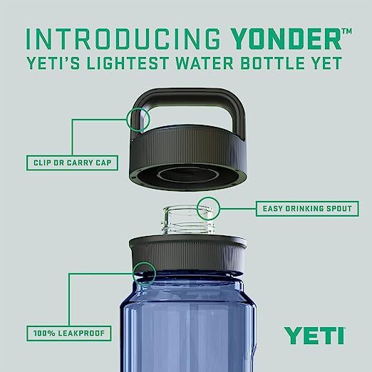 YETI Yonder 1L/34 oz Water Bottle with Yonder Chug Cap – Premier