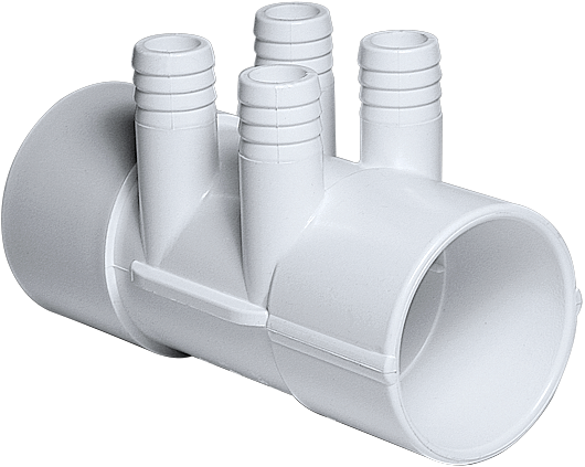 Waterway Plastics 672-7110 Manif  2S x 2S x (4) 3/4 barb