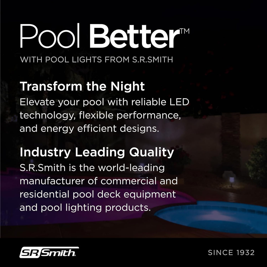 SR SMITH FLED-TM-C LED Light, Treo Micro, RGB, 12V, 2W, 80‘ Cord, 3/4“ Fitting