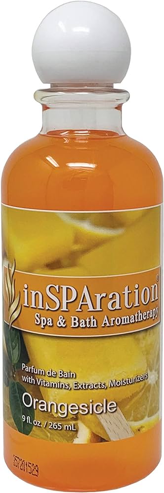 inSPAration 378X Spa and Bath Aromatherapy 378X Spa Liquid, 9-Ounce, Orangesicle