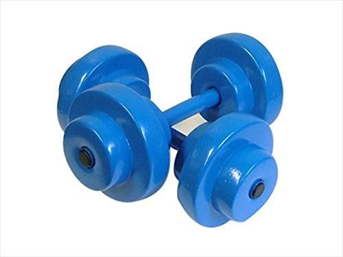 TRC 8910026 Super Soft Fitness Gear Pair of Dumbells, Bahama Blue