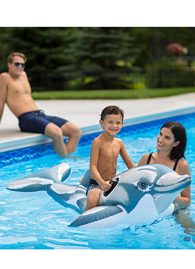 Ocean Blue 950401 Spinner Dolphin Ride-On Inflatable Pool Float