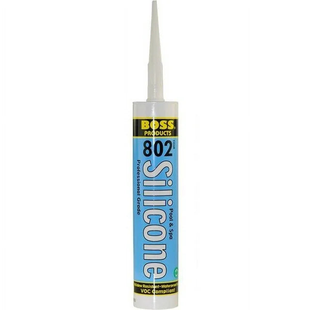 American Granby 80200B BOSS Silicone Adhesive Gen Purpose, Clear 10.3 oz. cart