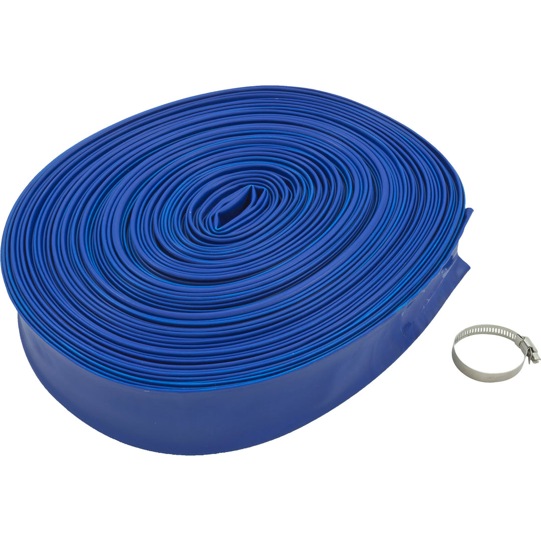 B8202 Blue Devil - Backwash Hose, 2" x 200' W/Clamp, Boxed