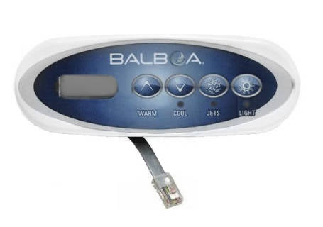 Balboa 55472 Topside Control, VL200 Mini Oval Panel, LED/4 Buttons