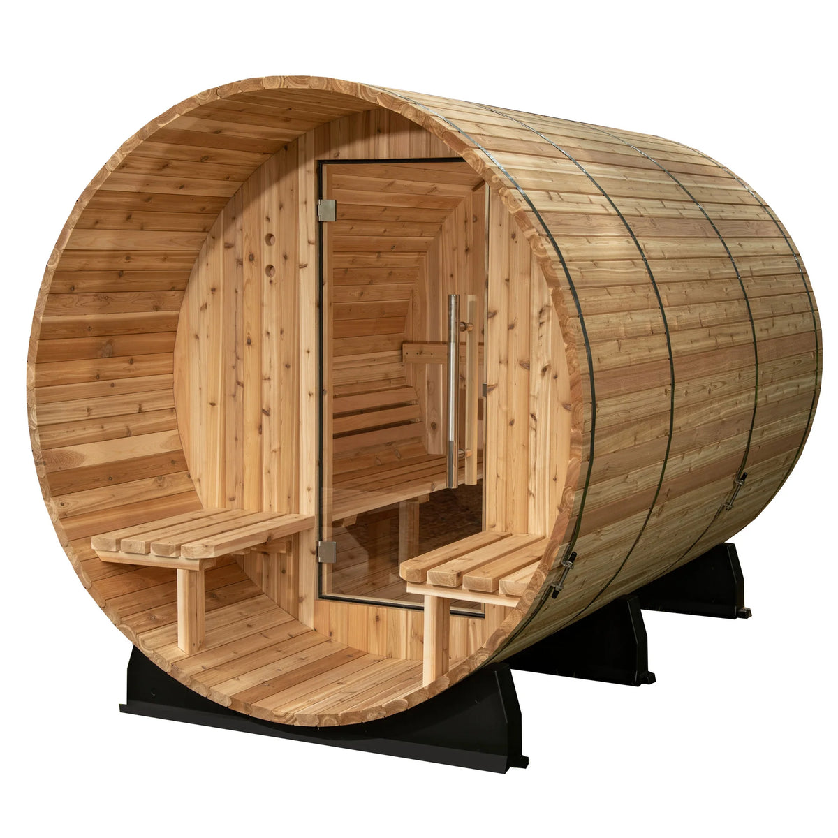 Charleston 4 Person Canopy Barrel Sauna