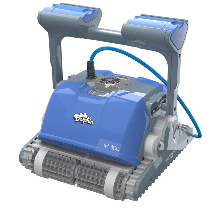 Dolphin M400 Deluxe robotic pool cleaner (Maytronics 99991053-USI) with swivel cable