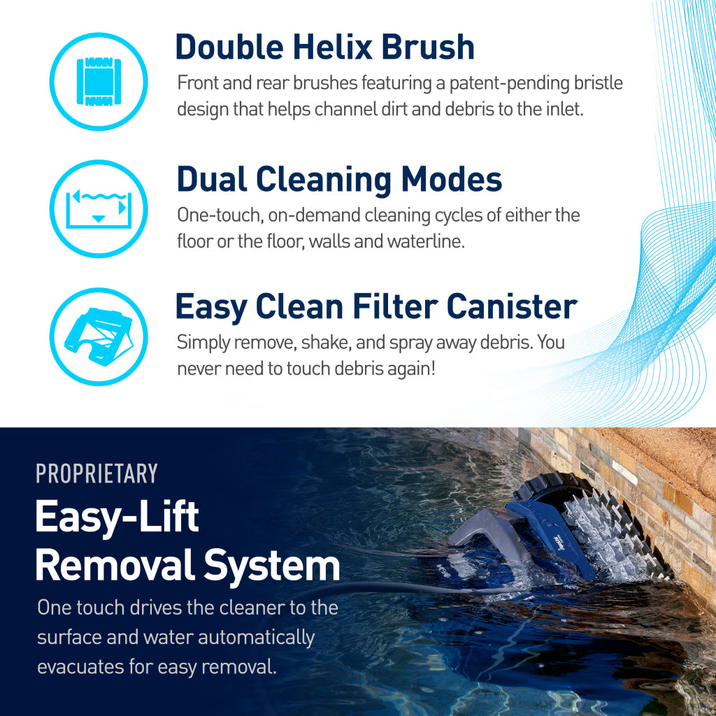 Polaris FEPIC8642IQ Epic 8642 IQ Robotic Pool Cleaner <=50' Pools - 2 Year Warranty - Includes Rolling Caddy
