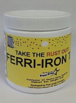 Pool Star Ferri-Iron Tabs, Water Treatment Tablets, Eliminate Iron & Manganese