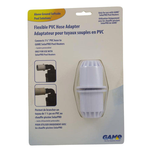 Game 4553 Flexible PVC Hose Adapter - Connects 1.5" PVC Hose to Game SolarPRO Heaters