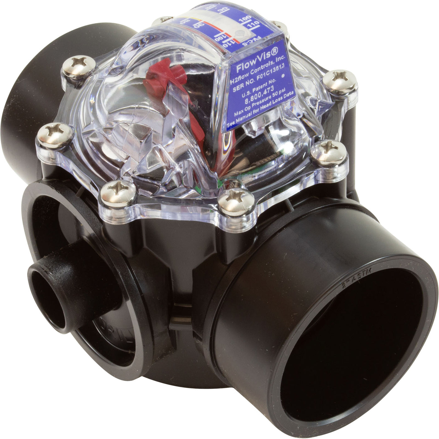 H2Flow Controls 2" Flow Meter W/ Check Valve