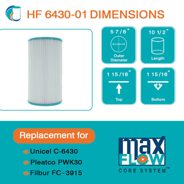 Hurricane Ventures HF6430-01 Watkins Hot Spring Spa Filter