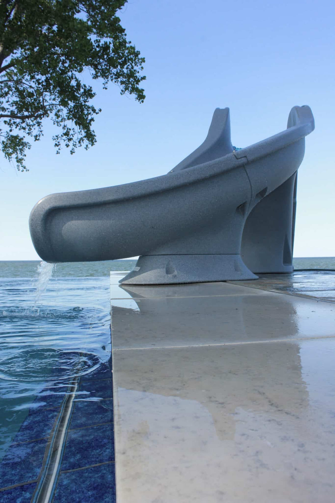 Global Pool Products Splash Pool Slide