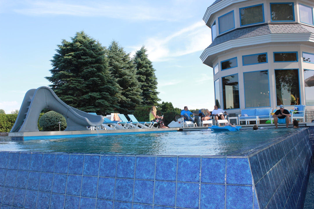 Global Pool Products Splash Pool Slide