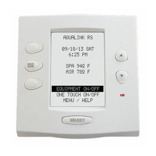 Jandy 7953 White Aqualink Rs Onetouch Control Panel