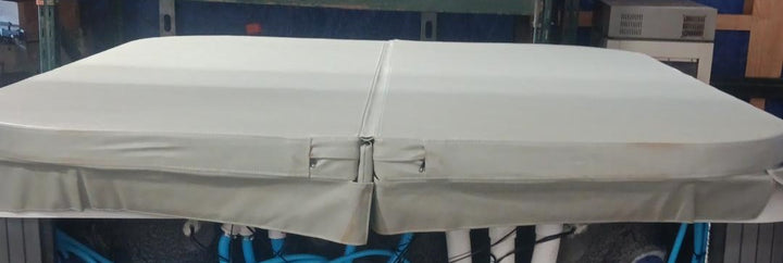 Custom Built Light Grey Hot Tub Cover 91.5"x79.5"