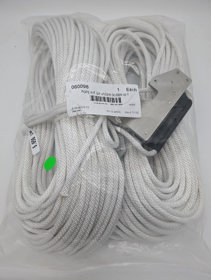 Cover-Pools 060098 Pre-2015 UnderTrack QA Rope Kit (Gliders, Ropes, Br ...