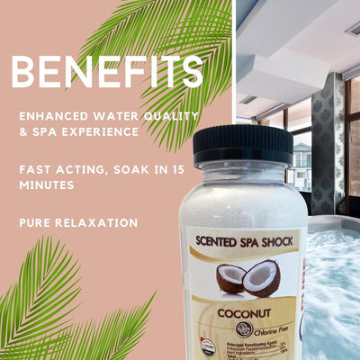 Pure and Simple Fragrance Spa Shock Coconut 1.875 lbs.