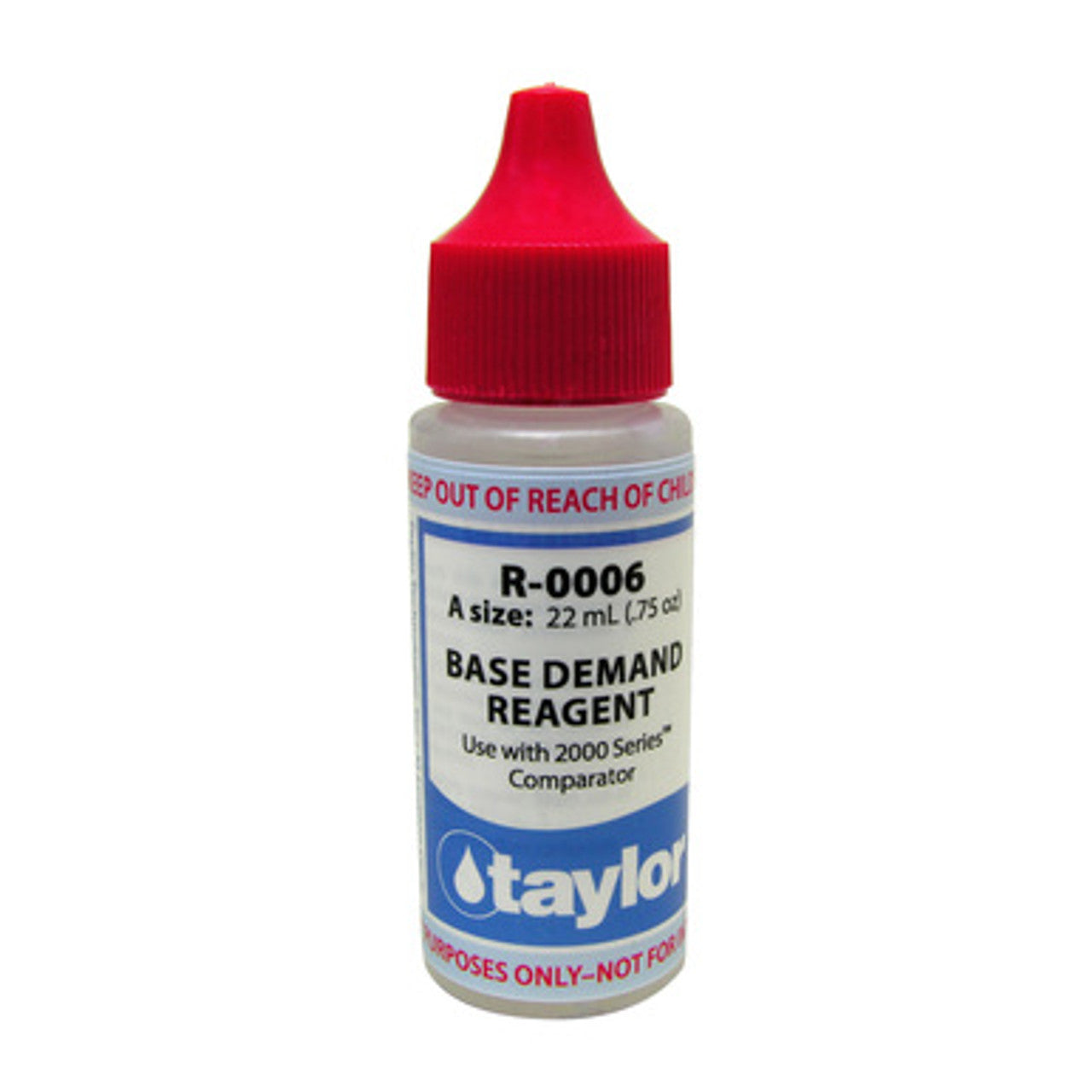 Taylor R-0006-A Base Demand Reagent (for 2000 Series), .75 oz, Dropper Bottle