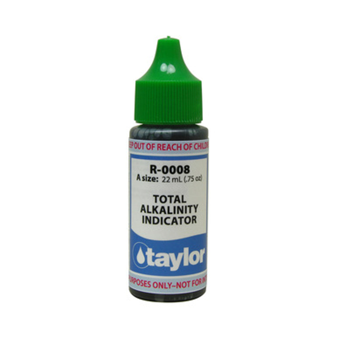 Taylor R-0008-A Total Alkalinity Indicator, .75 oz, Dropper Bottle