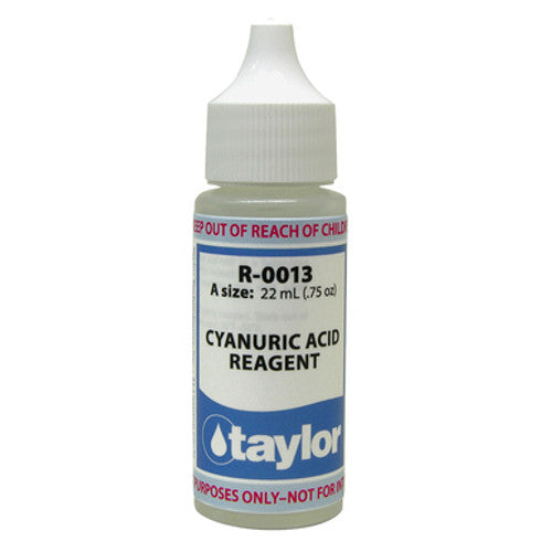 Taylor R-0013-A Cyanuric Acid Reagent, .75 oz, Dispenser Tip