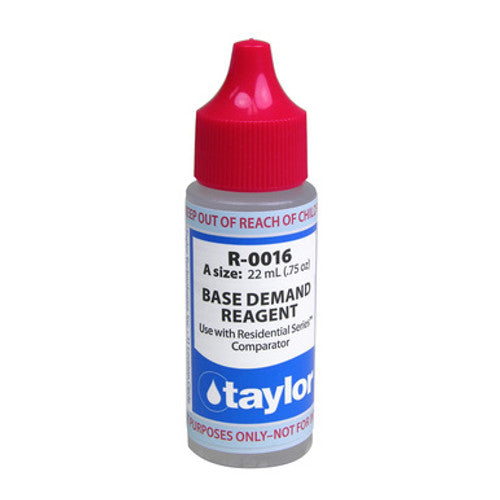 Taylor R-0016-A Base Demand Reagent (for Residential Series), .75 oz, Dropper Bottle