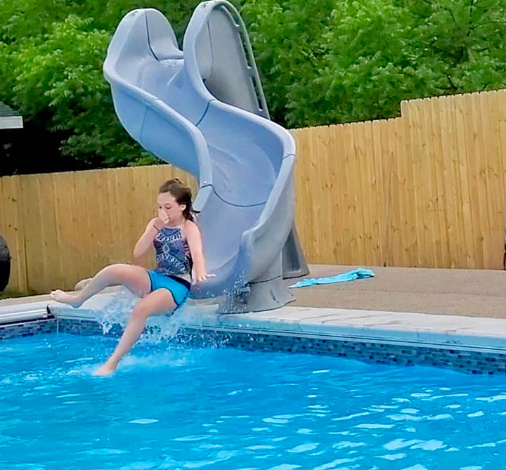 Global Pool Products Rip Tide Pool Slide