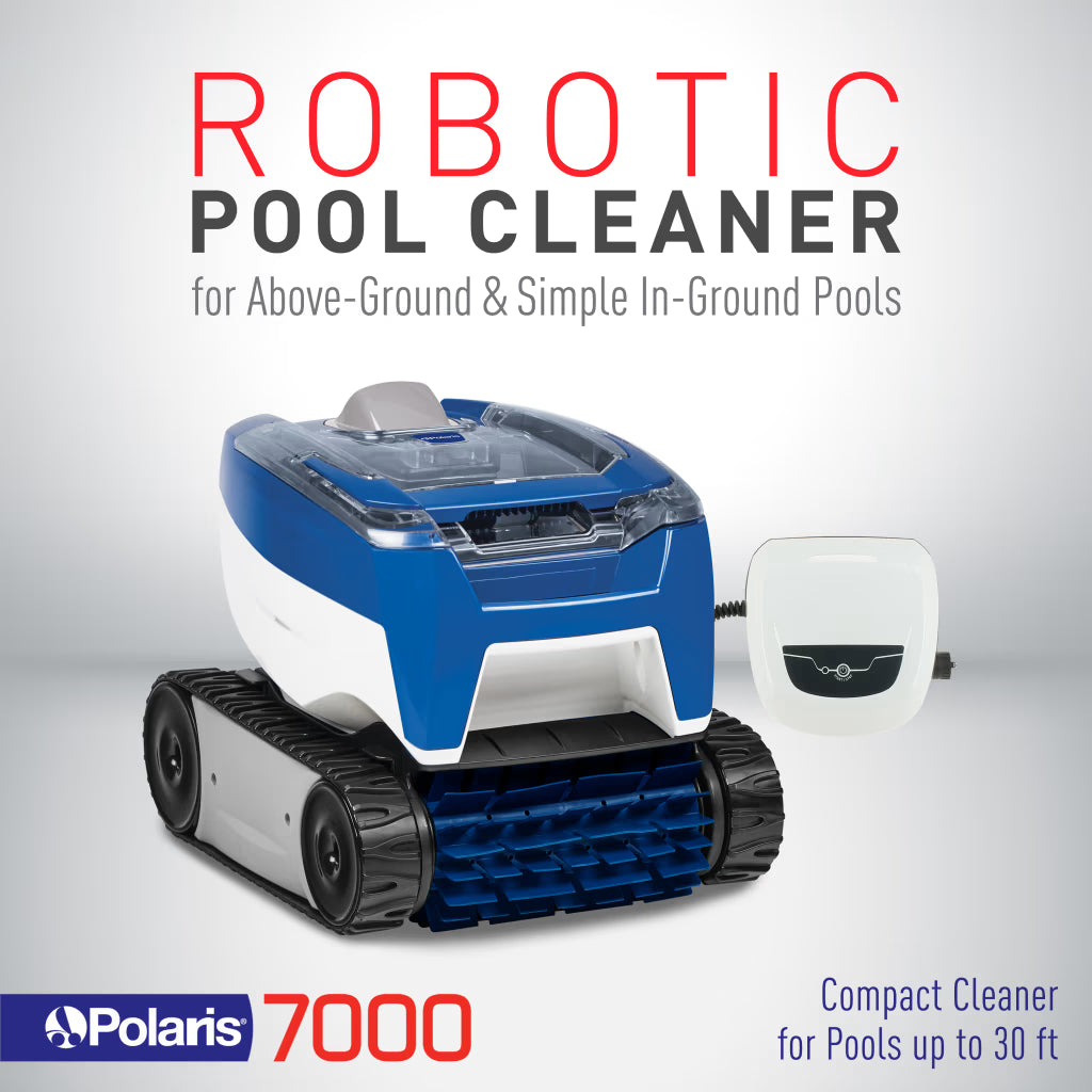 Polaris F7000 Polaris 7000 Robotic Pool Floor & Cove Cleaner For Flat Bottom Pools Up To 30'