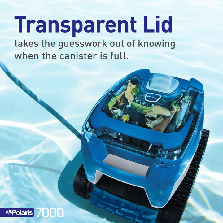 Polaris F7000 Polaris 7000 Robotic Pool Floor & Cove Cleaner For Flat Bottom Pools Up To 30'