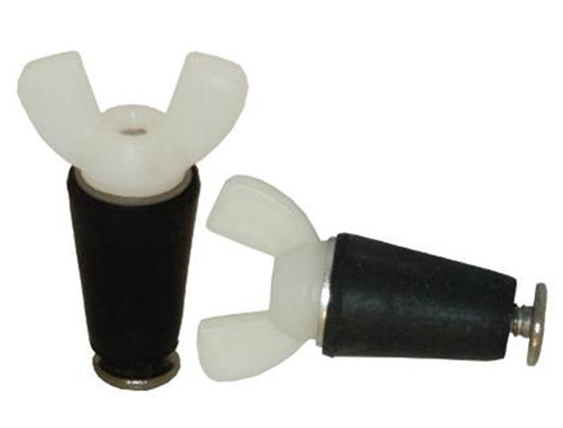 Technical Products SP200 Winter Plug - Rubber Plug with White/Black Nylon Wingnut For 1/2" Pipe, 1.02" OD