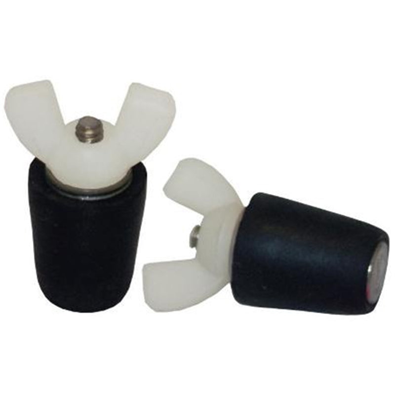 Technical Products SP201 Winter Plug - Rubber Plug with White/Black Nylon Wingnut For 1/2" Pipe, 1.39" OD