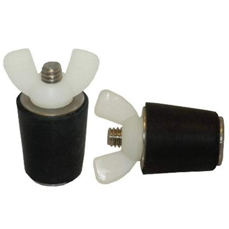 Technical Products SP202 Winter Plug - Rubber Plug with White/Black Nylon Wingnut For 3/4" Tube, 1.54" OD