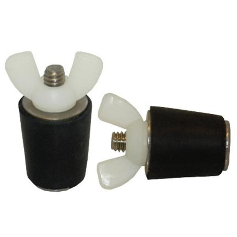 Technical Products SP203 Winter Plug - Rubber Plug with White/Black Nylon Wingnut For 3/4" Pipe, 1.69" OD