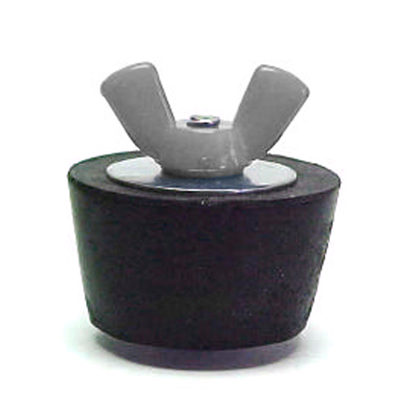 Technical Products SP211CC #11 Winter Plug - Rubber Plug with Gray Colored Nylon Wingnut For 2" Pipe, 2.13" OD
