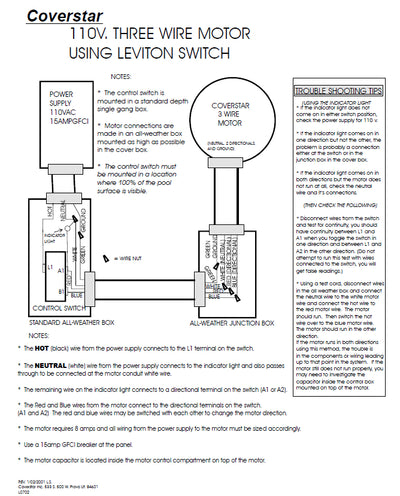 A0605 Coverstar Leviton Key Switch