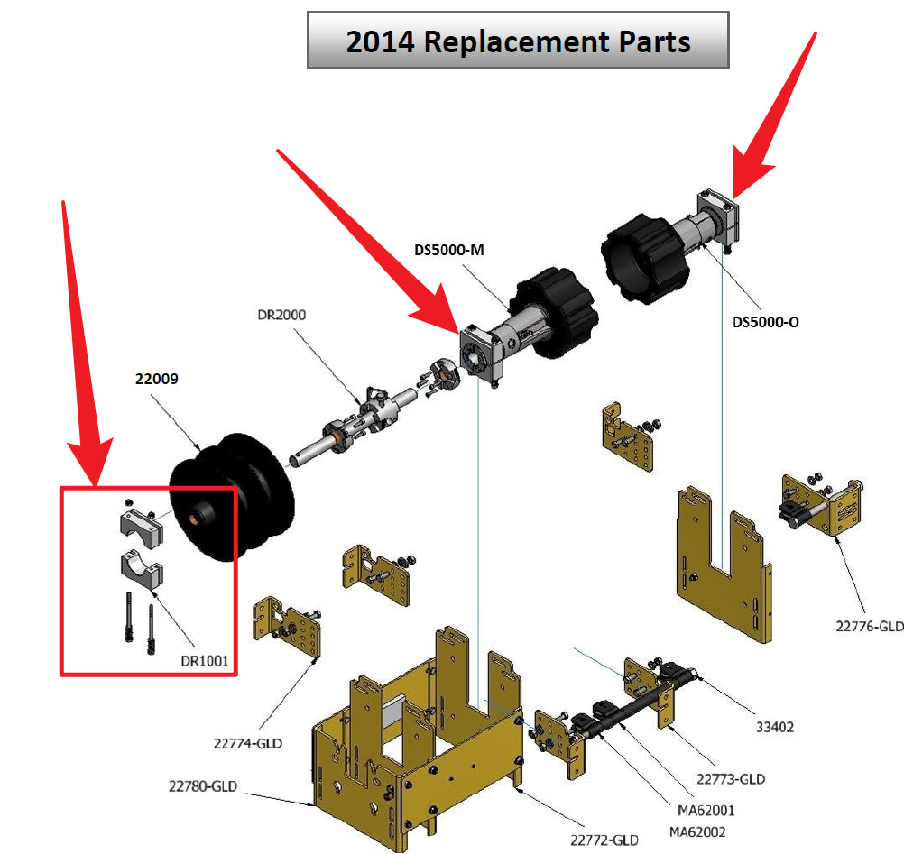 PCS DR1001 Torsion Block